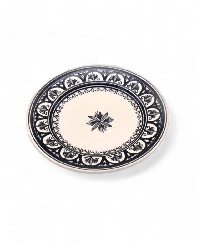 Assiette Plate Oriental Black
