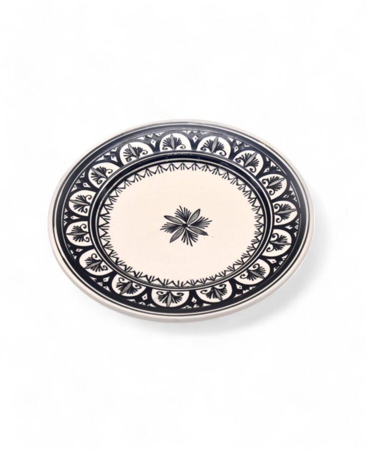 Assiette Plate Oriental Black