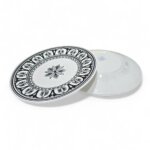 Assiette Plate Oriental Black