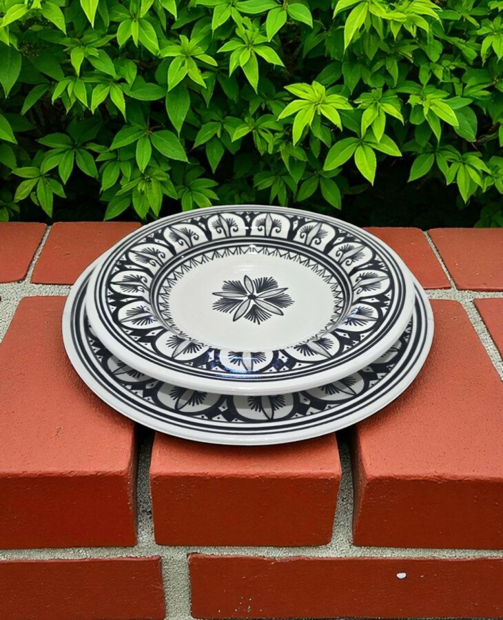 Assiette Plate Oriental Black – Image 5