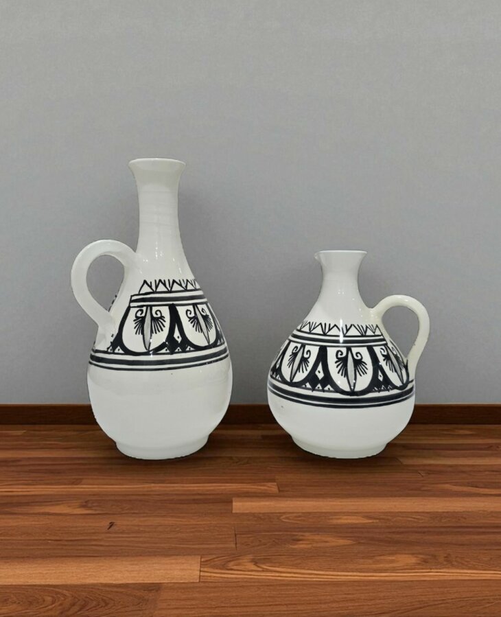 Bouteille huile Bombé ( Fechka) Oriental Black – Image 3