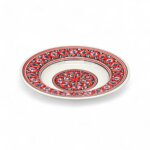 Assiette Creuse Makroudh Rouge