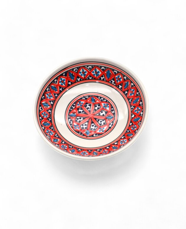 Assiette Jatte Makroudh Rouge