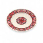 Assiette Plate Makroudh Rouge