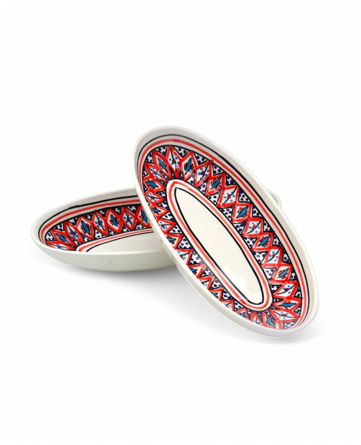 Saladier Ovale Makroudh Rouge – Image 5