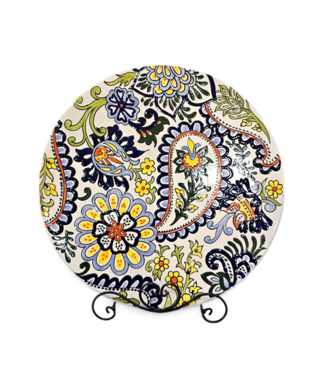 Pièce Unique Paisley Méditerranéen