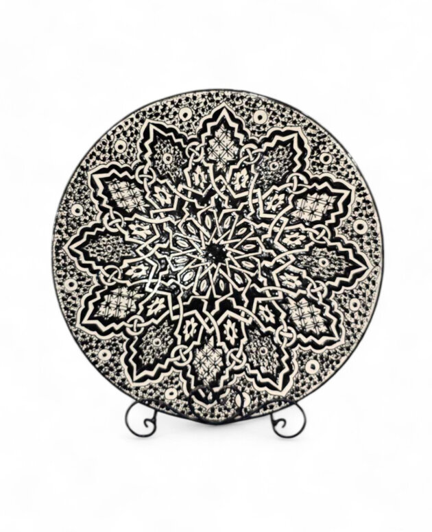 Pièce Unique Mandala Noir