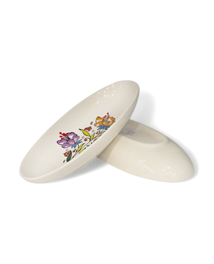 Saladier Ovale Flowers – Image 4