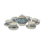 Service Café Arabesque Turquoise