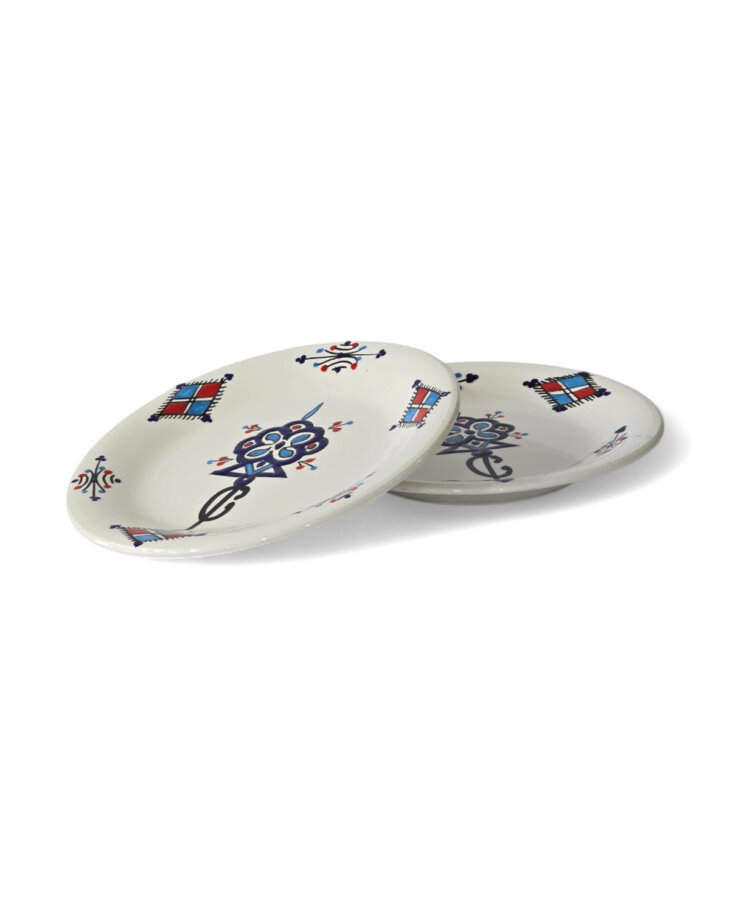 Assiette Dessert Khlela Bleu – Image 2