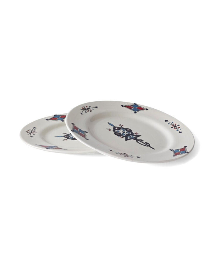 Assiette Plate Khlela Bleu – Image 2