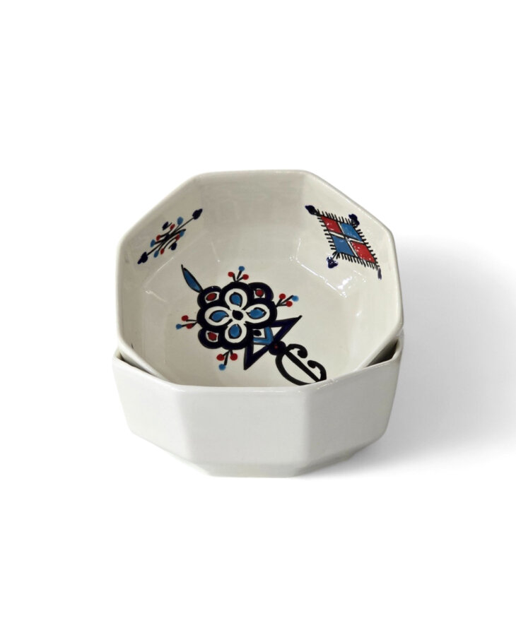 Bol Hexagonal Khlela Bleu – Image 3