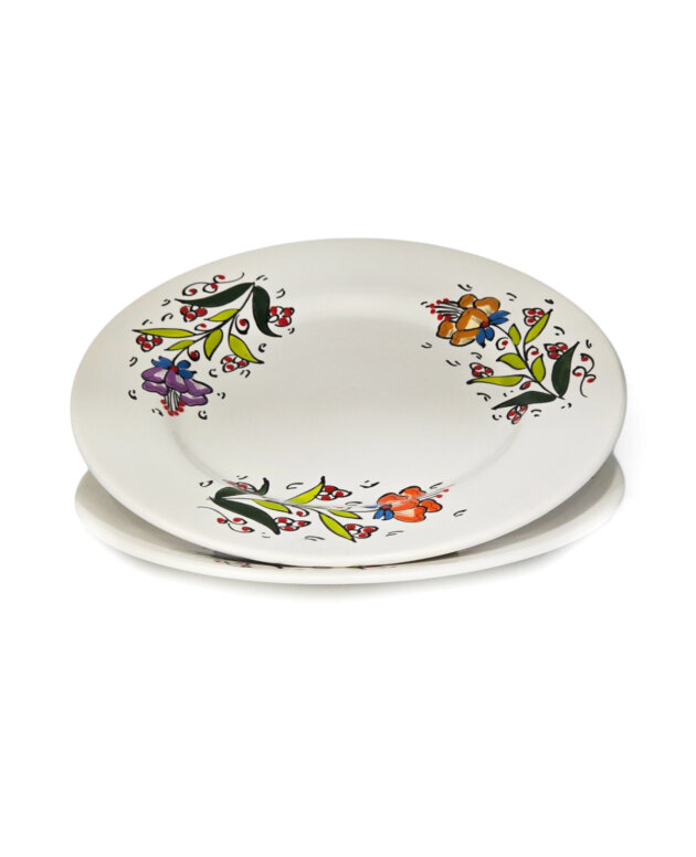 Assiette Plate Flowers