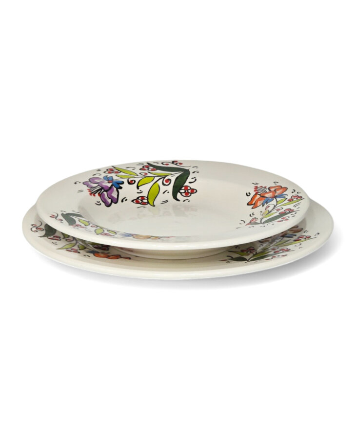 Assiette Plate Flowers – Image 3
