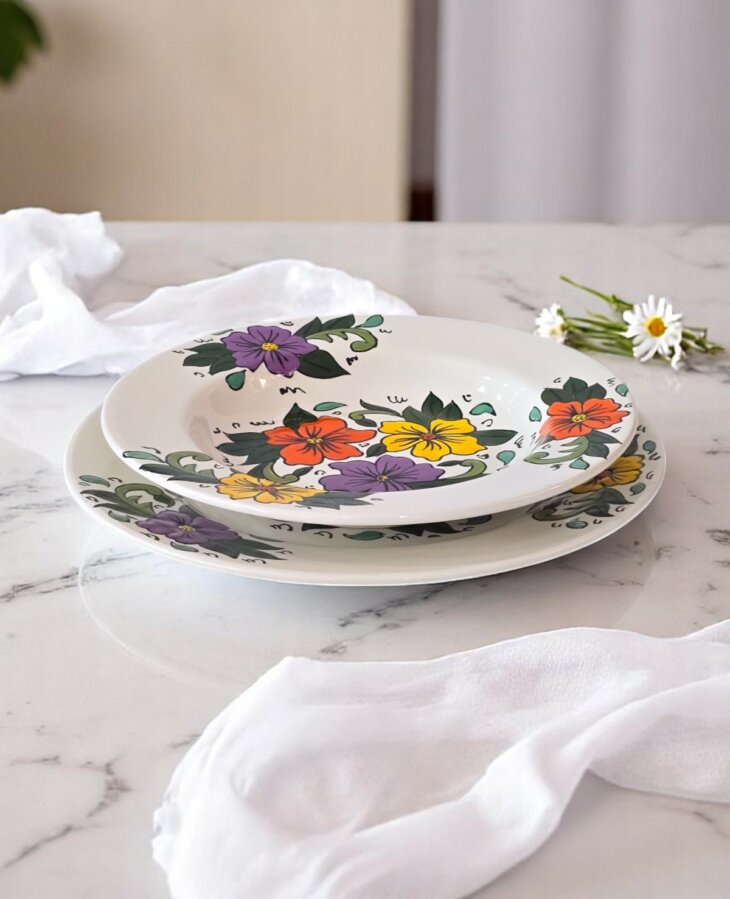 Assiette Creuse Floralis – Image 2