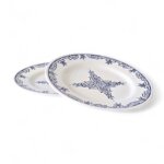 Assiette Plate Lara Bleu