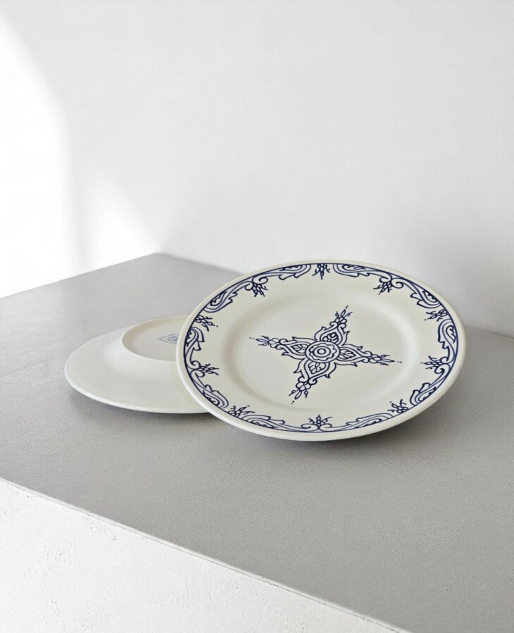 Assiette Plate Lara Bleu – Image 2