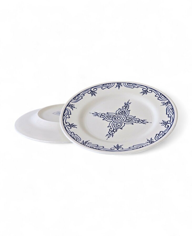 Assiette Plate Lara Bleu – Image 7