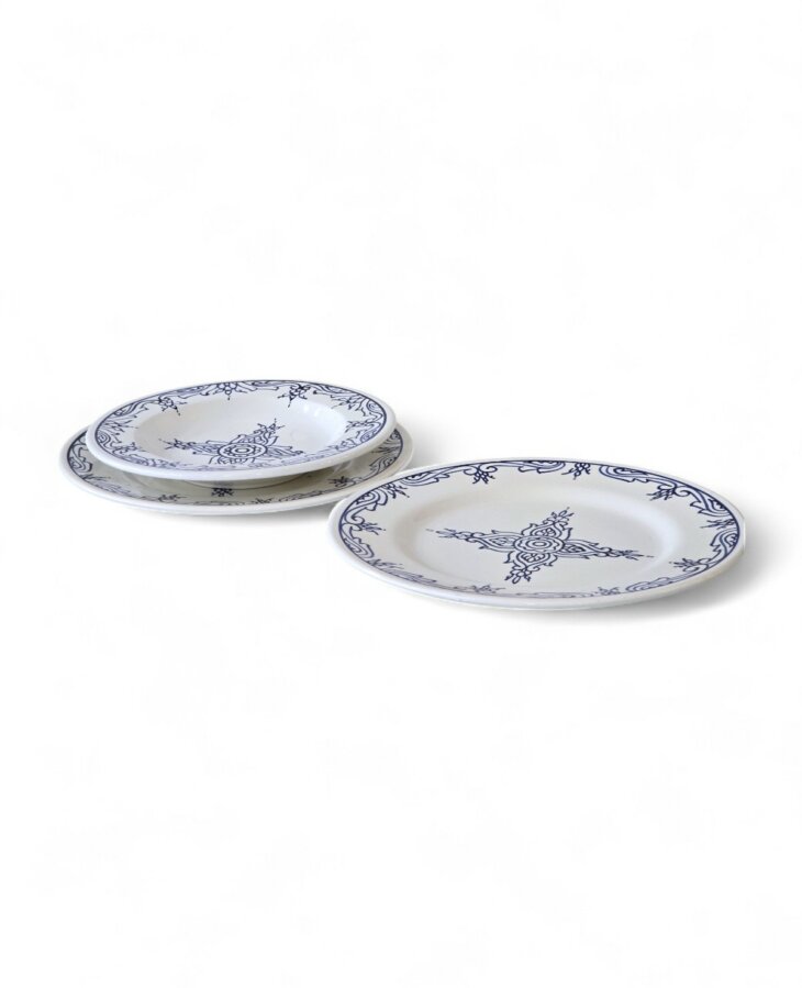 Assiette Plate Lara Bleu – Image 5
