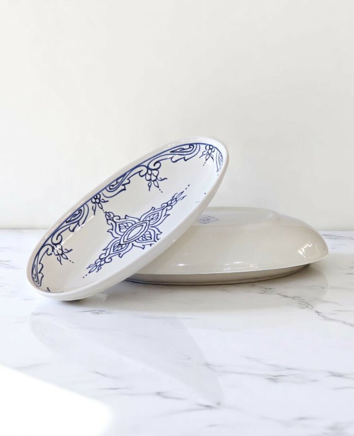 Saladier Ovale Lara Bleu – Image 5