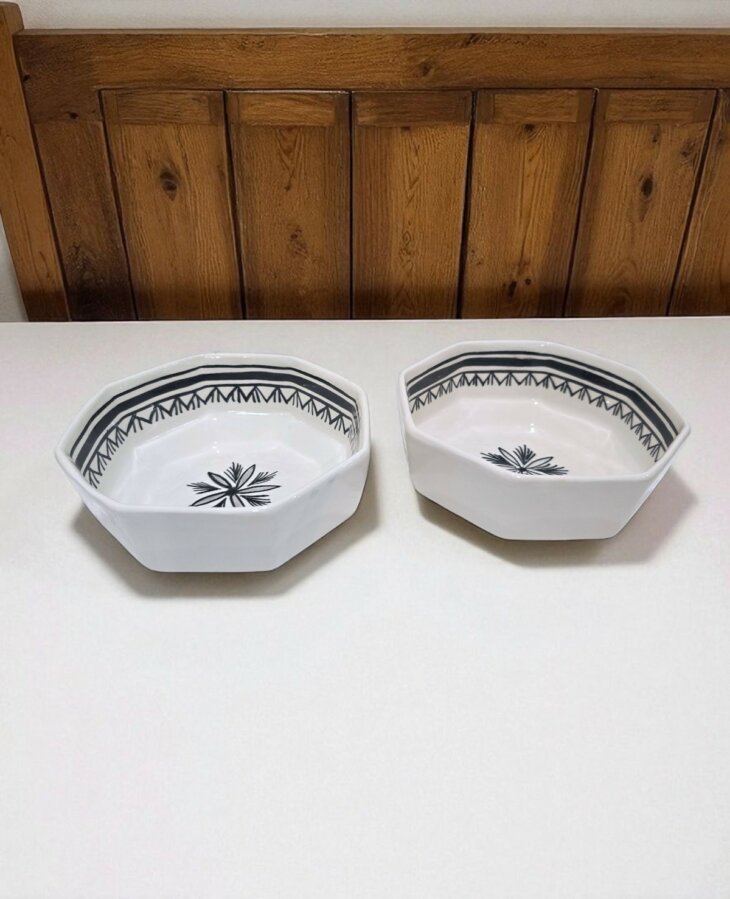 Bol Hexagonal Oriental Black – Image 4