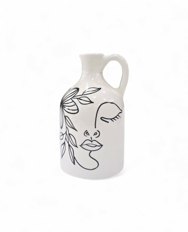 Bouteille Carafe Face Art