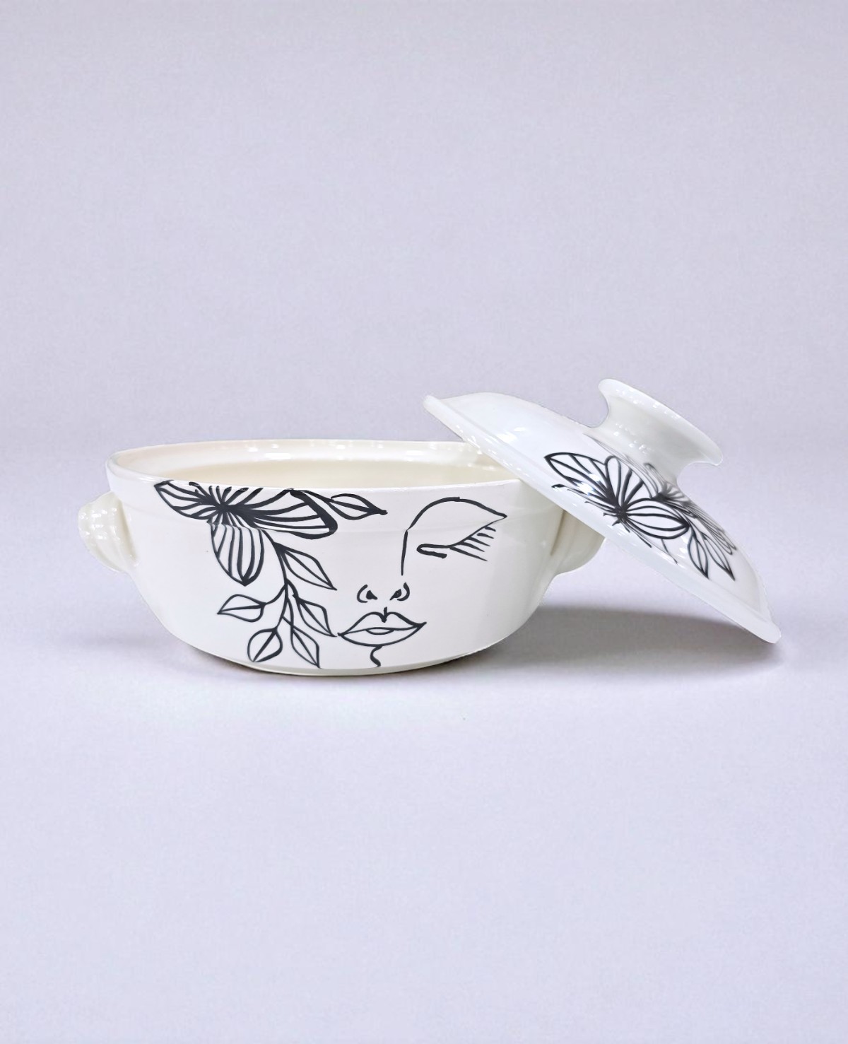 Soupière Tanjra Face Art – Image 2