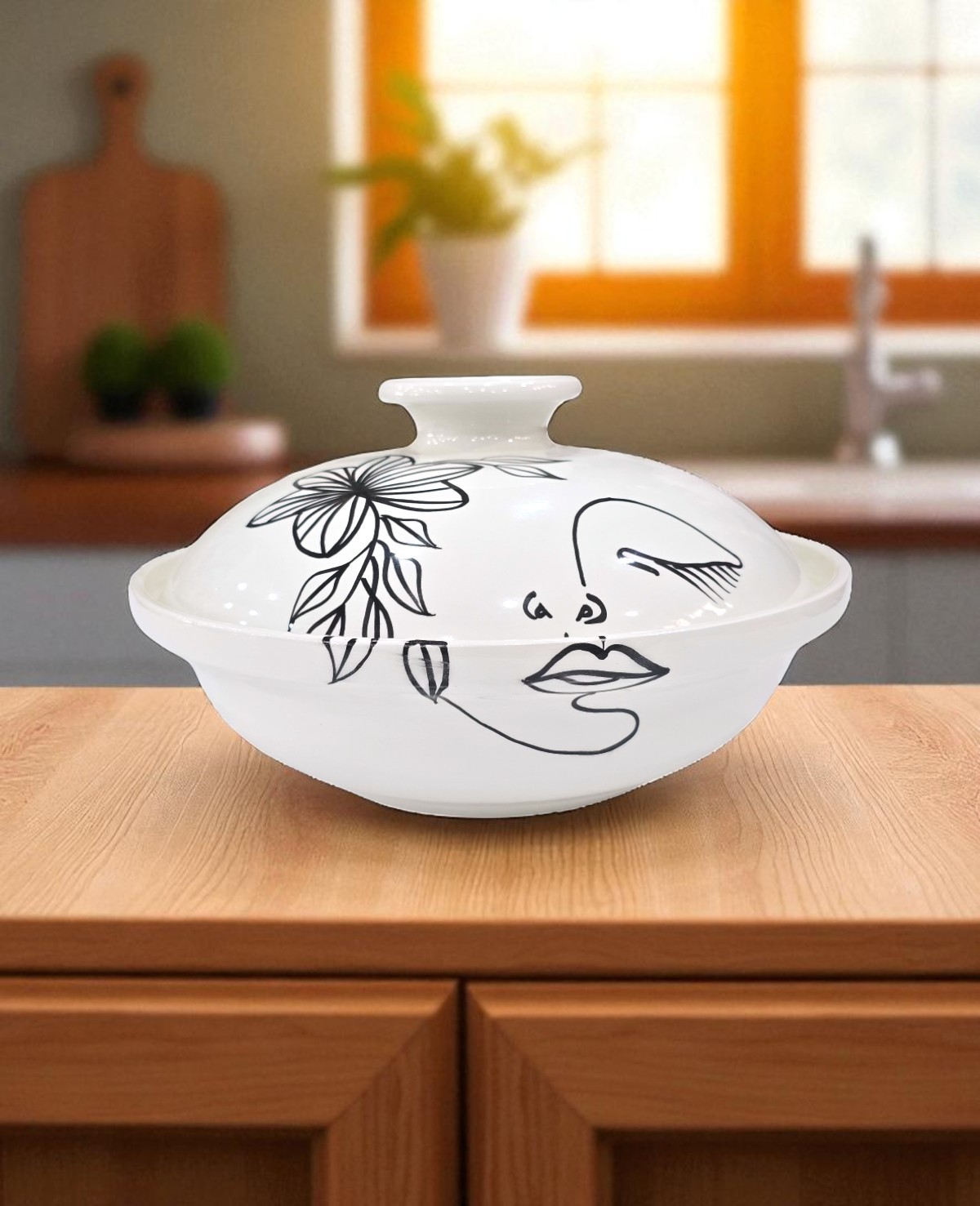 Soupière Face Art – Image 3