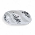 Plat Apéritif Ovale Face Art