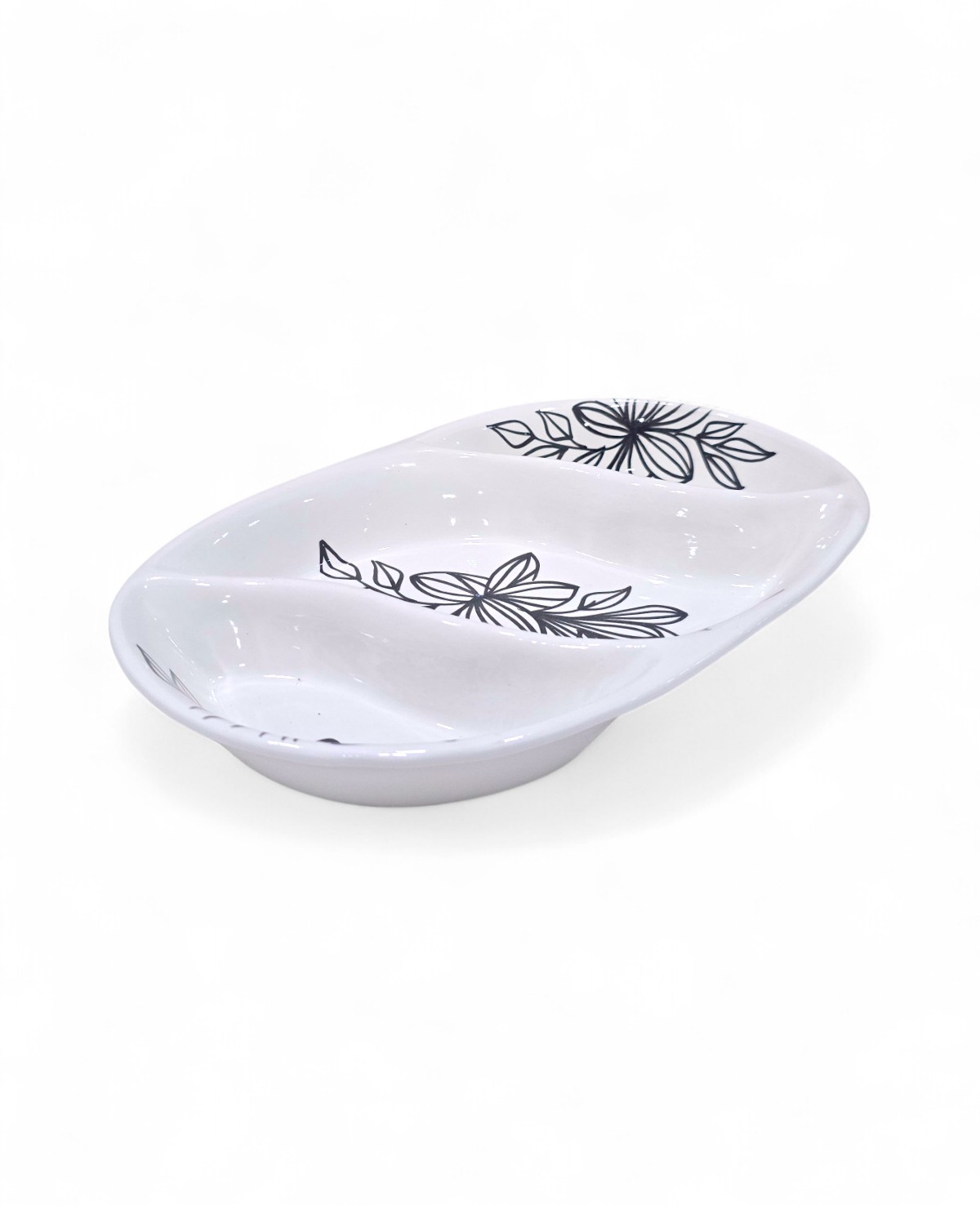 Plat Apéritif Ovale Face Art – Image 4