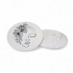 Assiette Creuse Face Art