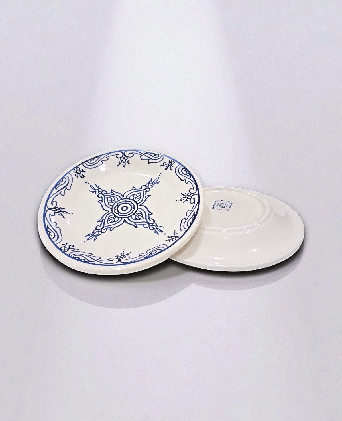 Assiette Dessert Plate Lara Bleu – Image 3