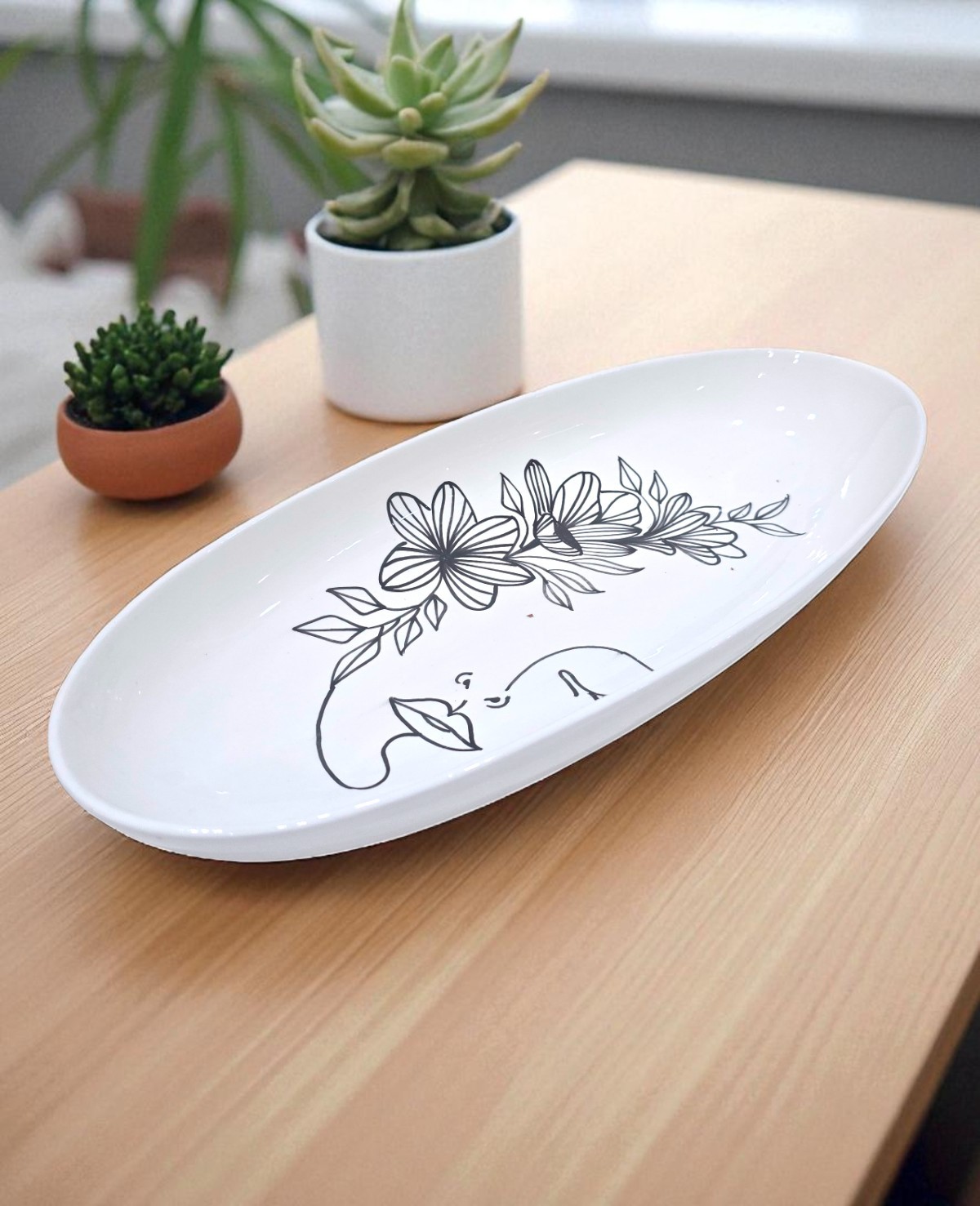 Saladier Ovale Face Art – Image 4