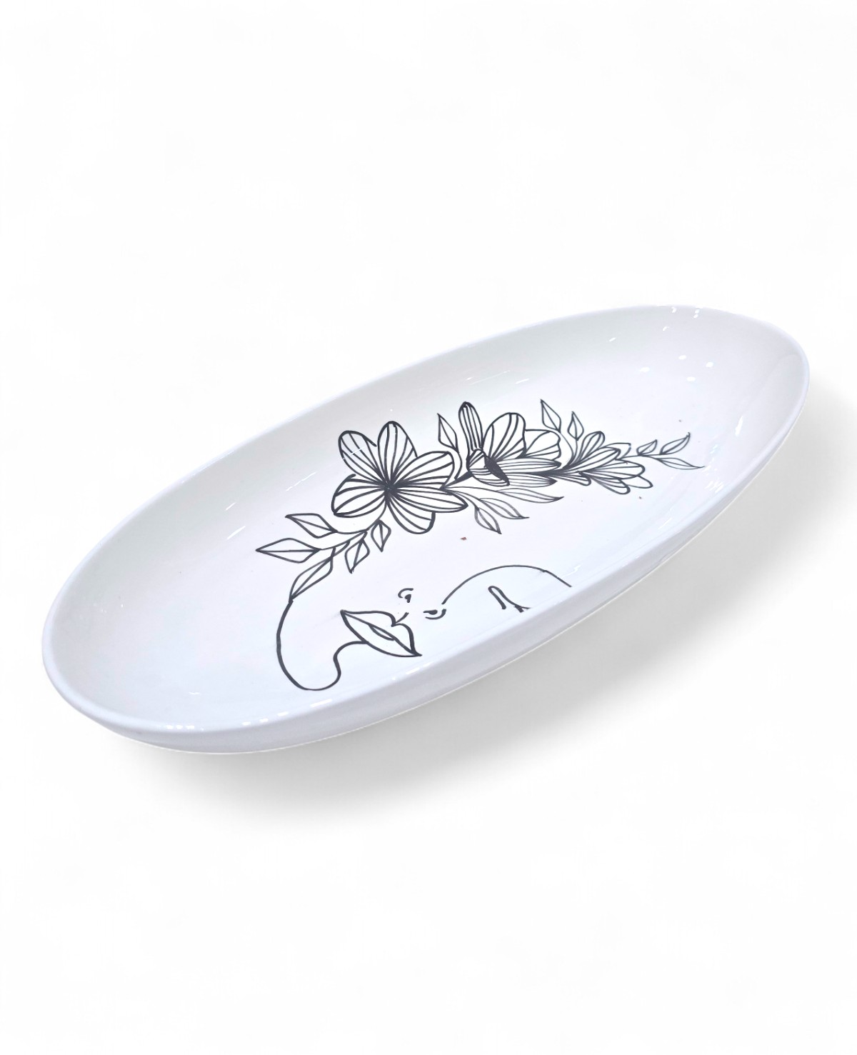 Saladier Ovale Face Art