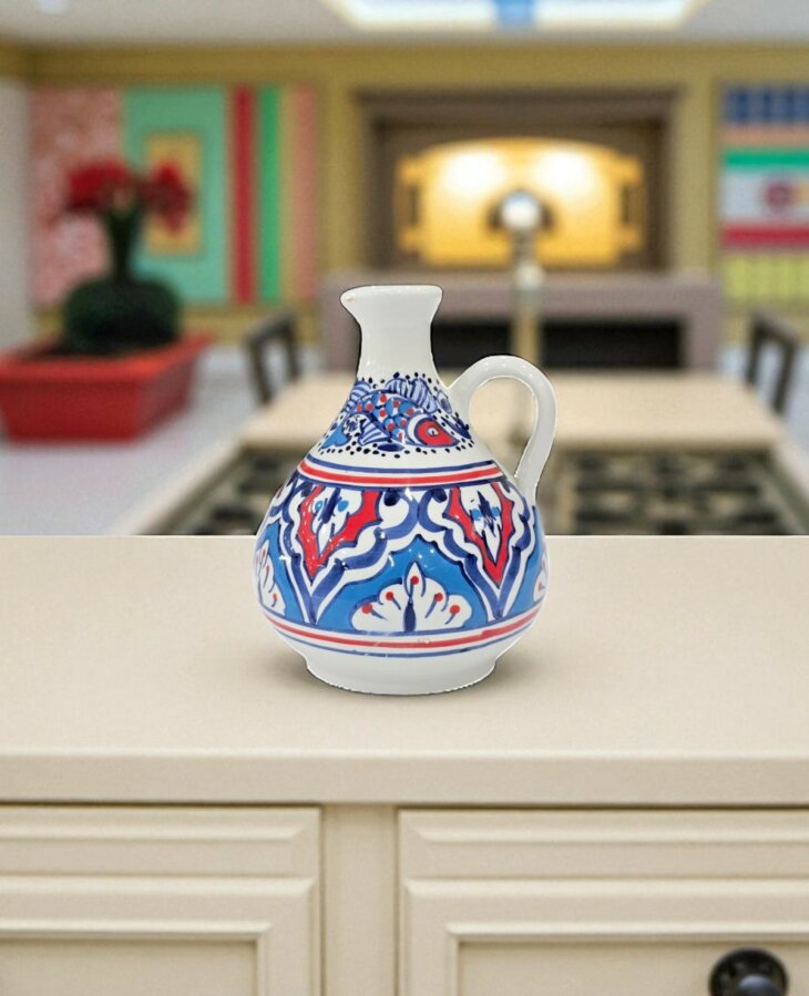 Fechka Bouteille huile Bombé ( Fechka) Lilia – Poterie Tunisienne | Lartisan ...