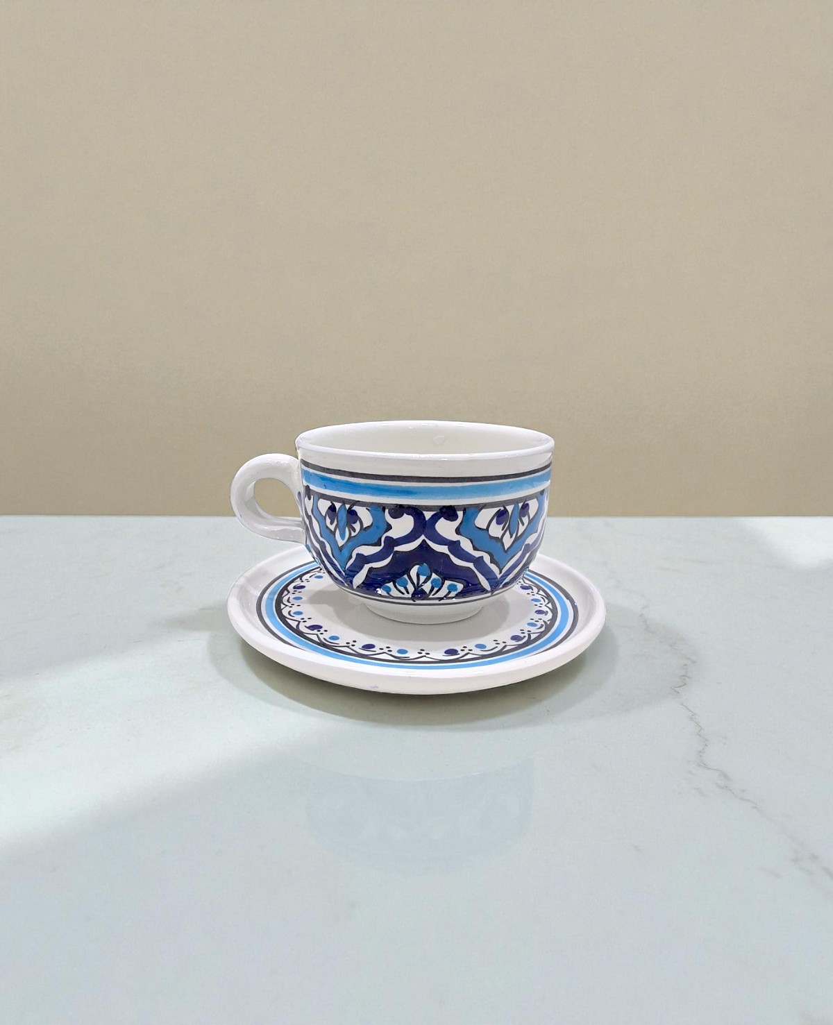 Tasse et Sous Tasse Azur – Image 3