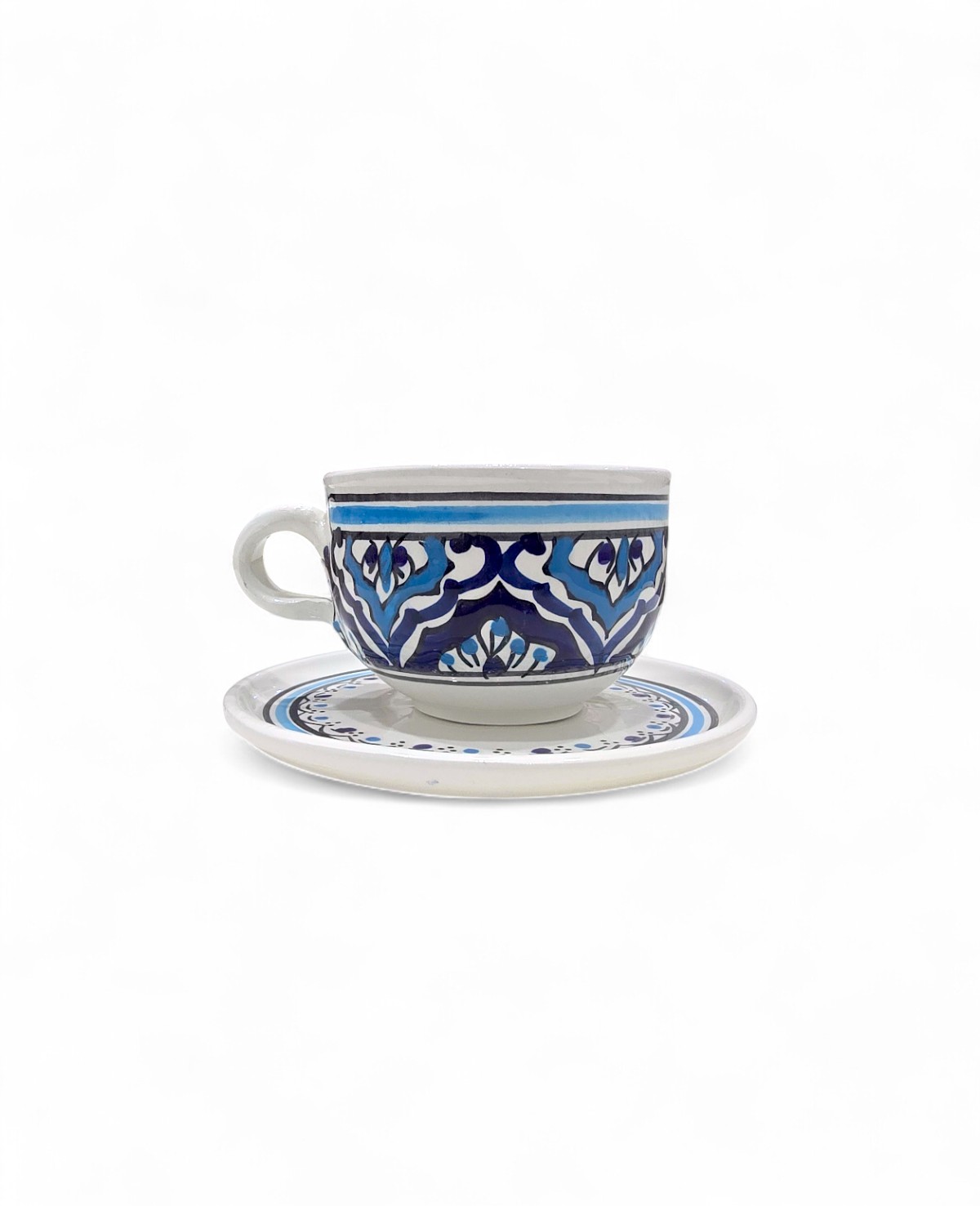 Tasse et Sous Tasse Azur