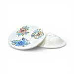 Assiette Dessert Plate FLowers Pastel