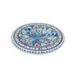 Assiette Creuse Arabesque Turquoise