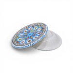 Assiette Dessert Plate Arabesque turquoise