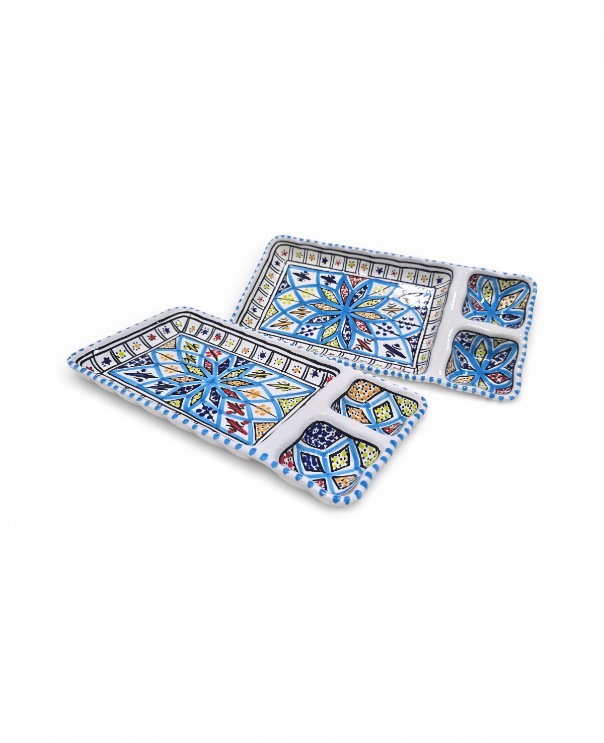 Plateau Mayo-Ketchup Arabesque Turquoise – Image 7