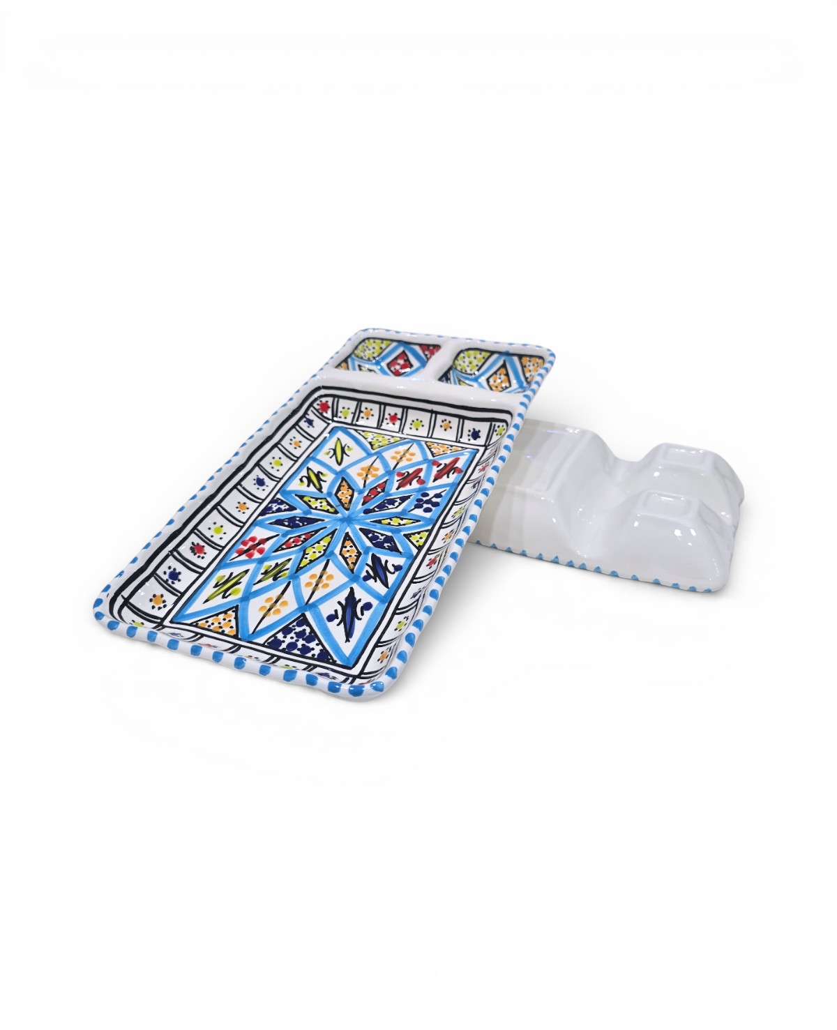 Plateau Mayo-Ketchup Arabesque Turquoise – Image 6