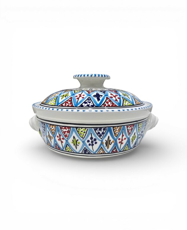 Soupière Tanjra Arabesque Turquoise
