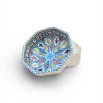 Bol Hexagonal Arabesque Turquoise