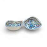 Bol Artichaut Arabesque Turquoise