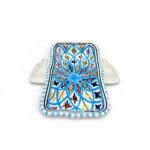 Plateau Cake Arabesque Turquoise