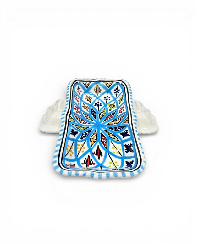 Plateau Cake Arabesque Turquoise