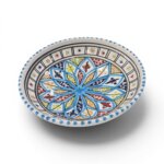 Assiette Jatte Arabesque Turquoise