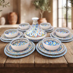 Service Arabesque Turquoise Classique