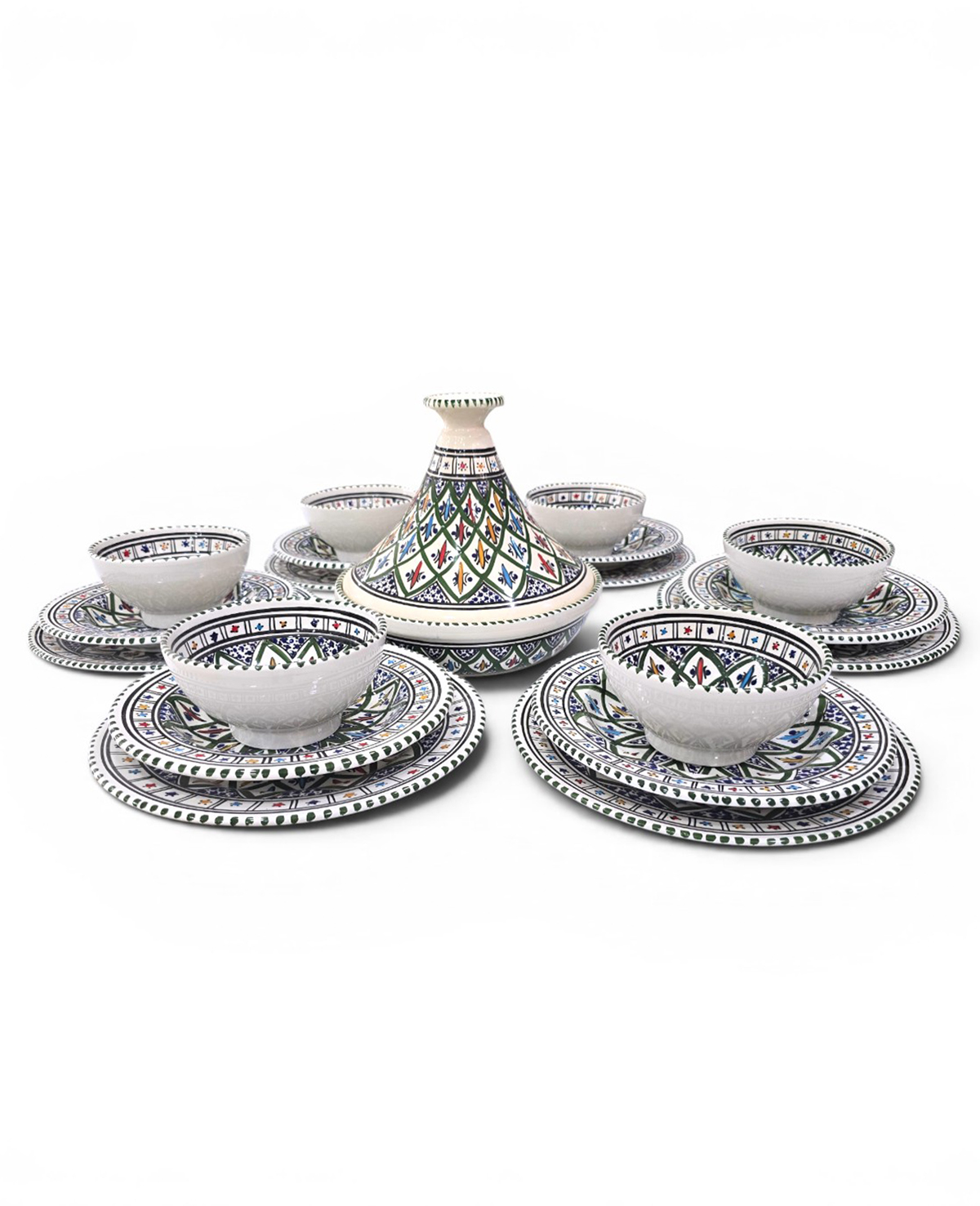 Service Arabesque Vert Classique – Image 3